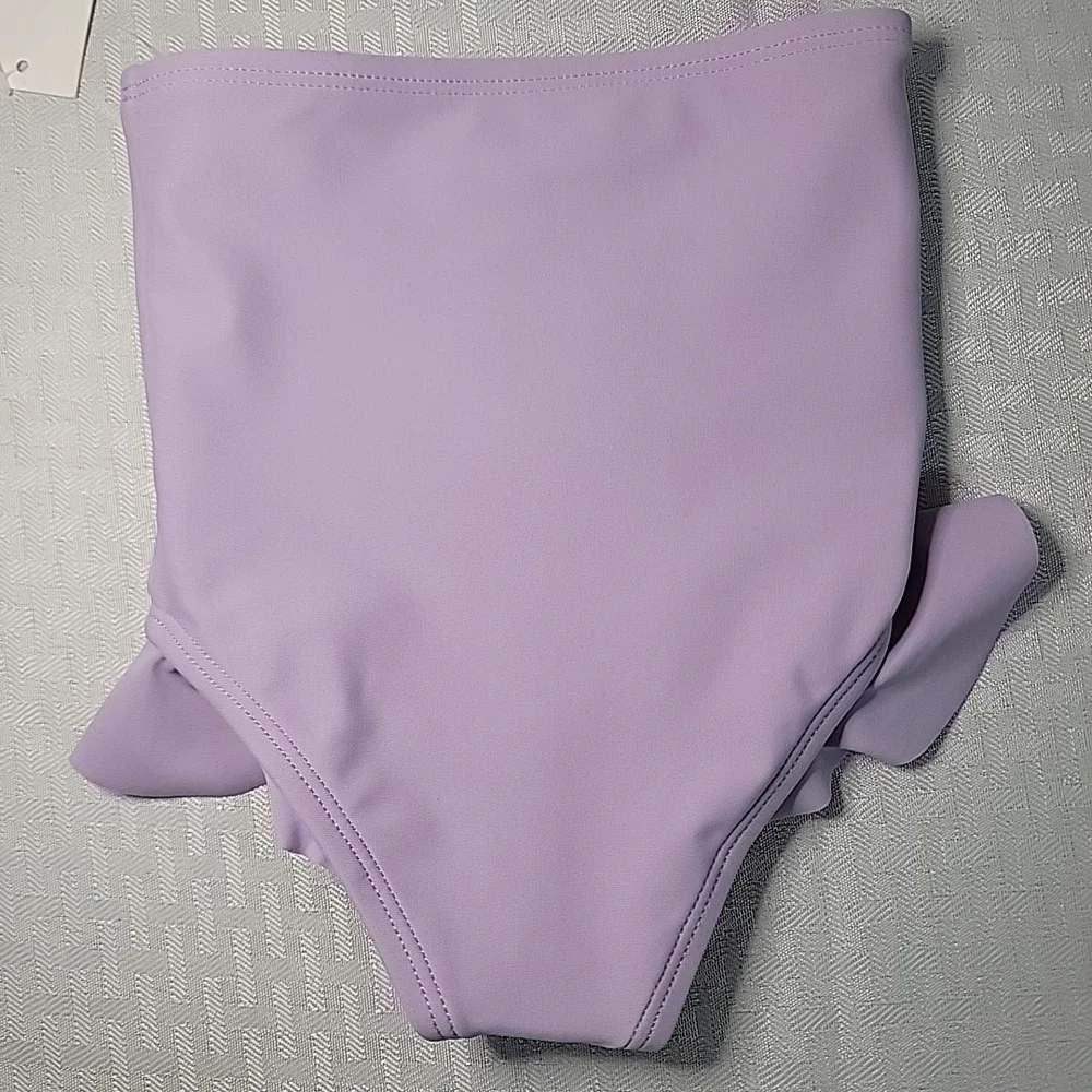 Honey Mark Baby Girls Lavender Ruffle Tankini‎ Swimsuit 12M NWT 2 Piece